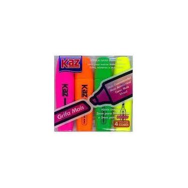 Imagem de Marca Texto Neon 4 Cores Vivas Kaz