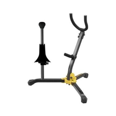 Imagem de Suporte Saxofone Alto Tenor Soprano Hercules Ds533bb Cor:Preto