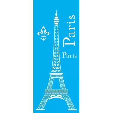 Imagem de Estencil 17x42 torre eiffel opa 1231 - OPA Criando Arte