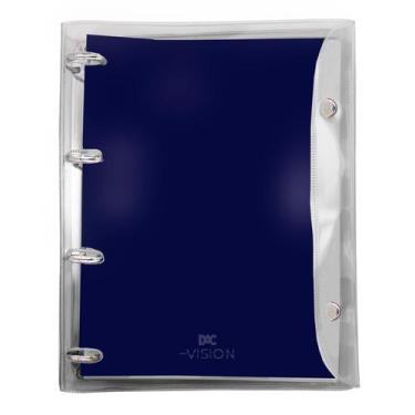 Imagem de Fichário Universitário Vision PVC Cristal Azul 3991 - Dac