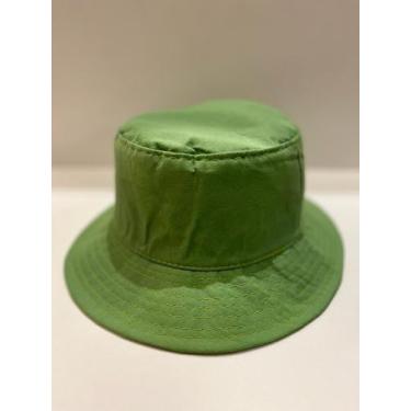 Imagem de Chapéu Bucket Hat Liso Tamanho Unico Unissex - Bicho Papão, Verde
