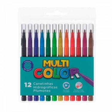 Imagem de Caneta hidrográfica 12 cores 550915 - Multicolor - MultiColor Faber-Ca