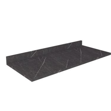 Imagem de Tampo para Balcão 180cm Berlim Preto/Portoro - Caemmun