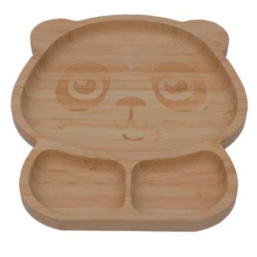 Imagem de Prato infantil Ursinho Ecokitchen de silicone com ventosa - Mimo style