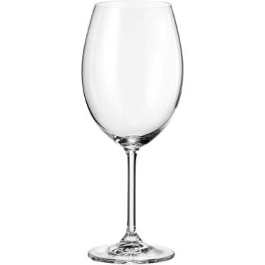Imagem de Kit 6 Taças Gastro Vinho Transparente Bohemia Cristal 23x9 590ml