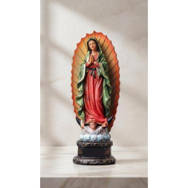 Imagem de Imagem Nossa Senhora Guadalupe 30cm Resina Colorida - Congratulations 