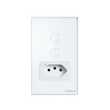 Imagem de Tomada com Interruptor Inteligente Wi-Fi Branco ETW 1021 Intelbras