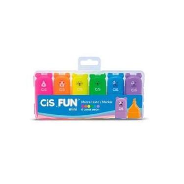 Imagem de Marca Texto Cis Fun Estojo C/6 Neon - 5.7165