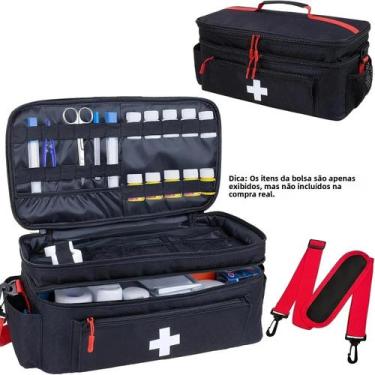 Imagem de Bolsa De Armazenamento De Medicamentos Portátil De Grande Capacidade, 