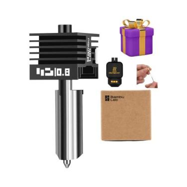 Imagem de Bico De Hotend Em Aço Inoxidável Temperado 0.2MM-0.8MM Para Impressora