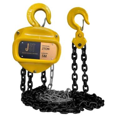 Imagem de Talha Manual de Corrente 2 Toneladas 5 Metros JST 2000kg Elevação de C