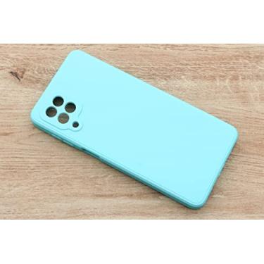 Imagem de Capa Case Silicone Premium para Novo Samsung Galaxy M62 - Verde Agua