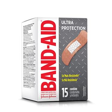 Imagem de Curativos Adesivos Ultra Protection, Band-Aid, 15 Unidades