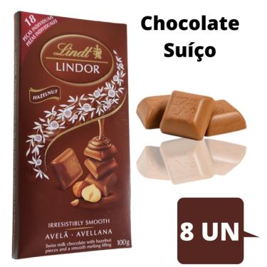 Imagem de Kit Exclusivo Chocolate Lindt Lindor Singles Avelã 800g