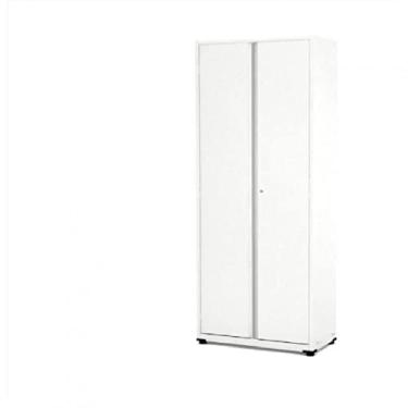 Imagem de Armário de Aço 2 Portas 3 Prateleiras Ap408sl Pandin Móveis Branco