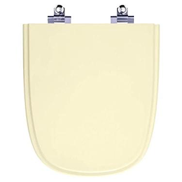 Imagem de Assento Sanitário Laqueado Soft Close Ibiza Bone (bege) para vaso Incepa