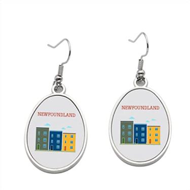 Imagem de Newfoundland arring – Brincos pendentes para meninas – Presente de festa de aniversário dos namorados, Metal, Sem pedras preciosas