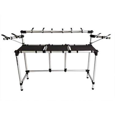 Imagem de Rack Profissional Titanium RDJMK2 Custom Para Mixer, Cdjs, Toca-disco Com Suportes Laterais e Superiores