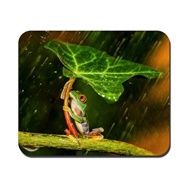 Imagem de Mouse pad de borracha antiderrapante personalizado retangular jogos mouse pads tamanho: 24 x 20 cm rb311 árvore sapo