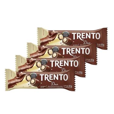 Imagem de Chocolate Trento Duo 32g | Kit com quatro unidades