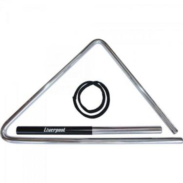 Imagem de Triângulo de Aço 43Cm para Forró Tf 537 Cromado Liverpool