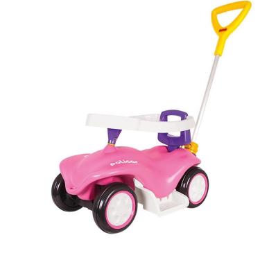 Imagem de Carrinho De Passeio Para Bebê Empurrador E Proteção Rosa