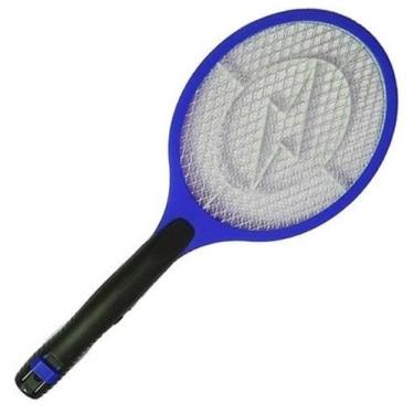 Imagem de Raquete Elétrica Recarregável Bivolt Mata Insetos Pernilongo
