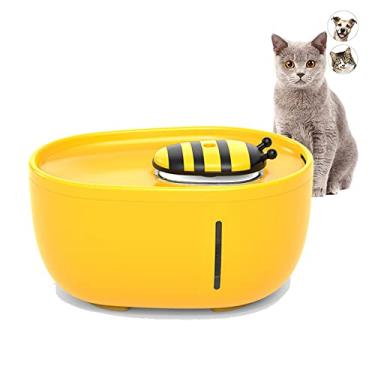 Imagem de NUTOT Dispensador de água para gatos inteligente silencioso elétrico saudável para animais de estimação filtro de fonte de cuidados de saúde dispensador de água automático para cães