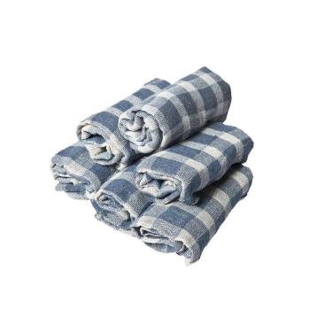 Imagem de Pano De Chao Atacado Xadrez Premium Kit Com 10 Peças