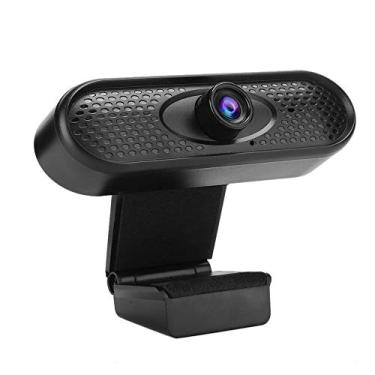Imagem de Câmera de webcam, Webcam de computador HD acessório de computador multi-sistema PC câmera notebook peças para webcast ao vivo (1080P)