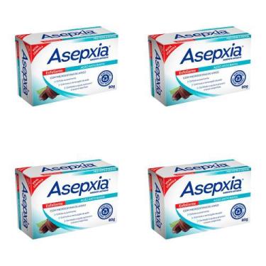 Imagem de Kit 4 Und Sabonete Asepxia Anti-Acne Esfoliante 80G
