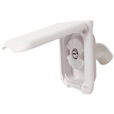 Imagem de TOTMOX Entrada de água por gravidade com tampa estilo baioneta atração magnética, branca, preta