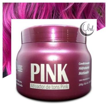Imagem de Mairibel Rosa Pink Intenso Mascara 250G Matizador Condicionador Hidrat