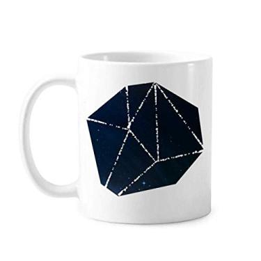 Imagem de Star Blue Crystal Universe Sky Fantasy Caneca Cerâmica Café Porcelana Utensílios de Mesa