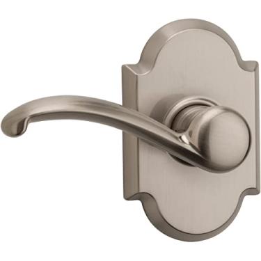 Imagem de Kwikset Maçaneta Austin canhoto metade falsa em níquel acetinado