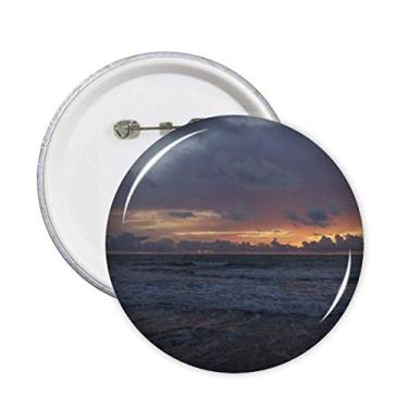 Imagem de Céu do oceano água ciência natureza imagem alfinetes emblema botão decoração acessório 5 peças