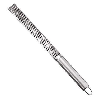 Imagem de ralador multifuncional retangular de aço inoxidável moedor de queijo ferramenta ralador de chocolate limão descascador de frutas gadget de cozinha