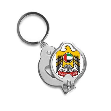 Imagem de Cortador de unhas com emblema nacional dos Emirados Árabes Unidos Tesoura de corte de aço inoxidável