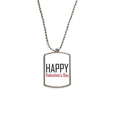 Imagem de DIYthinker Colar de aço inoxidável para animais de estimação Celebrate Dia dos Namorados