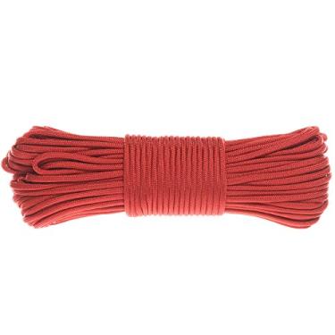 Imagem de Corda de corda de paraquedista G Goldberg 550 Tipo III – corda de paraquedas – cabo 550 – força de tração de 250 kg – 100% nylon – Feito nos EUA, Vermelho, 1000 Feet