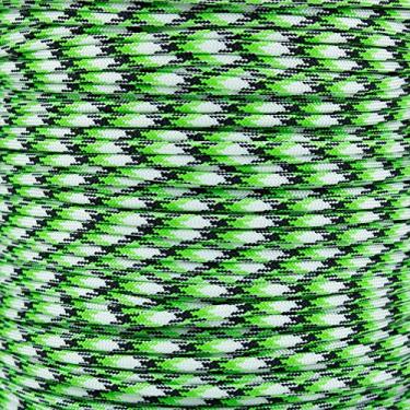 Imagem de PARACORD PLANET 10", 25", 50", 100' Hanks & 250', 1000' carretéis de paraquedas 550 Tipo III 7 Cordas Paracord (Neon Oreo, 50 pés)