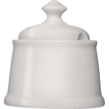 Imagem de Açucareiro em porcelana (Dispenser açúcar), modelo Bar/Hotel, 280 ml, Germer, Branco