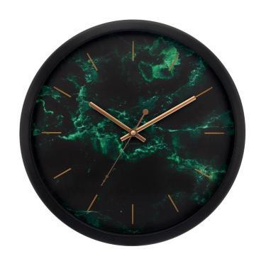 Imagem de Relógio De Parede Herweg Ref: 6734-034 Alumínio Estilo Mármore