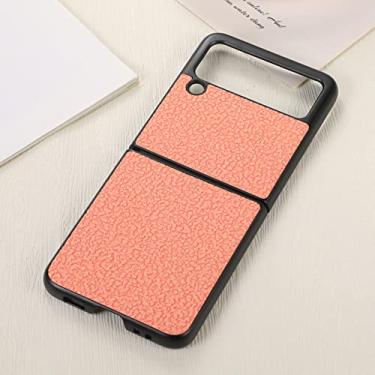 Imagem de Capa para Samsung Z Flip 3 5G Ultra-Thin Phone Cover para Galaxy Z Flip 3 ZFlip3 Flip3 Back Shell para Z Flip 3 Cases, Rosa, Para Z Flip 3