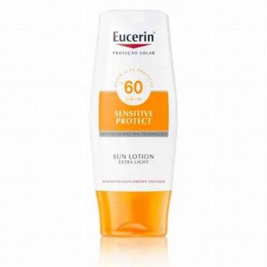 Imagem de Protetor solar corporal eucerin sensitive protect sun lotion extra light fps 60 com 150ml