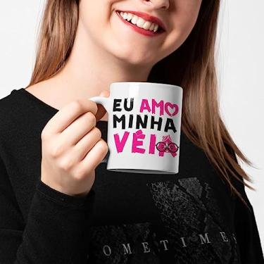 Imagem de Caneca Dia das Mães Eu Amo Minha Véia