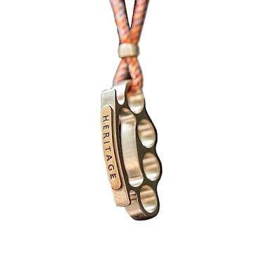Imagem de Colar boxe dedo tigre cobre bronze para homens mulheres, colar gargantilha