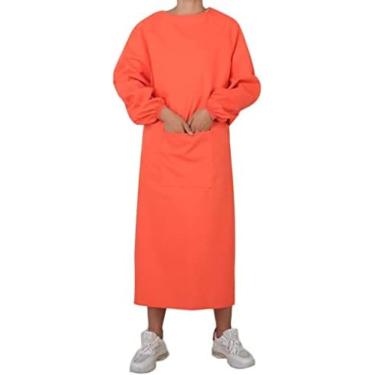 Imagem de Avental À Prova D'água Adulto Resistente À Água E Óleo Avental De Manga Longa, Cozinha Doméstica, Açougue, Avental De Trabalho Em Fábrica De Processamento De Alimentos,A6,120x120cm,Constructive23