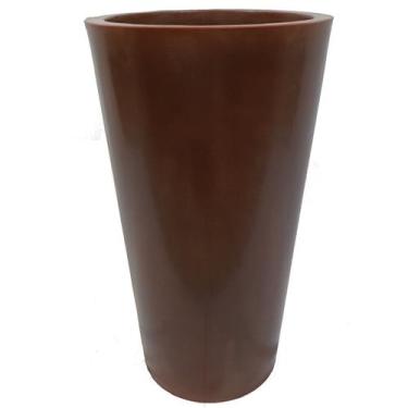 Imagem de Vaso Grande Decorativo De Polietileno Para Plantas E Flores 79 X 44 Cm