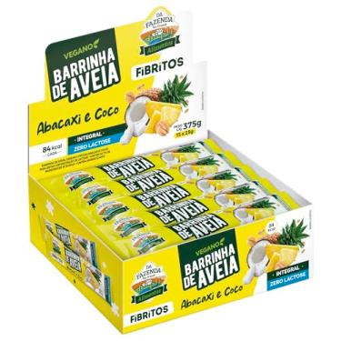 Imagem de Biosoft Barrinha De Aveia Abacaxi e Coco 25g. Display com 15 unidades